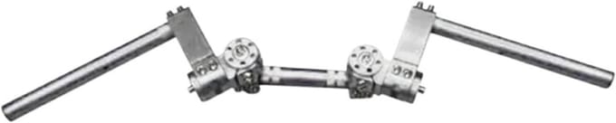 Motorfiets Stuurstang - Balansstang Hendel - Comfortabel Rijden - CNC Aluminium Constructie - 22MM - Zilver