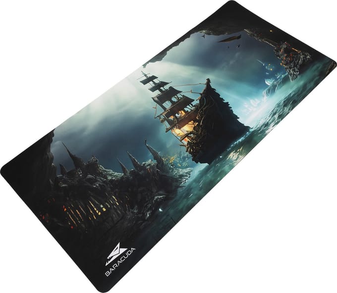 Barracuda - BGMP-02 GHOSTSHIP - Game Muismat - 750x350