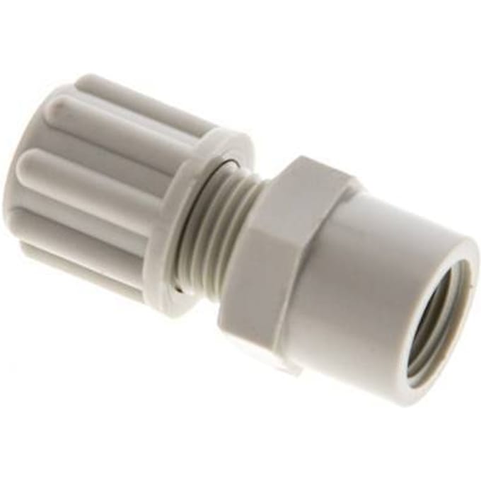 6x4mm & G1/8'' PP Rechte Knelfitting Binnendraad 10bar