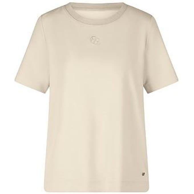 Shirt ronde hals Van BASLER beige