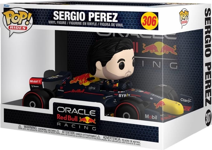 Funko Formula 1 - POP! Rides Super Deluxe Sergio Perez 15 cm Verzamelfiguur - Multicolours