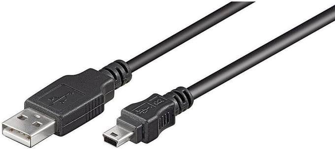 Pro USB-A  USB Mini-B (5-pin) - 1.5m - Zwart