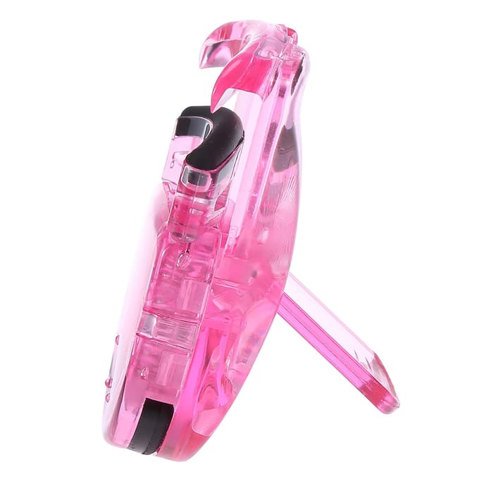 Mini Draagbare Wimperkruller Clip met Rubber Wimper Natuurlijke Krulclip Cosmetische Tools Roze roze