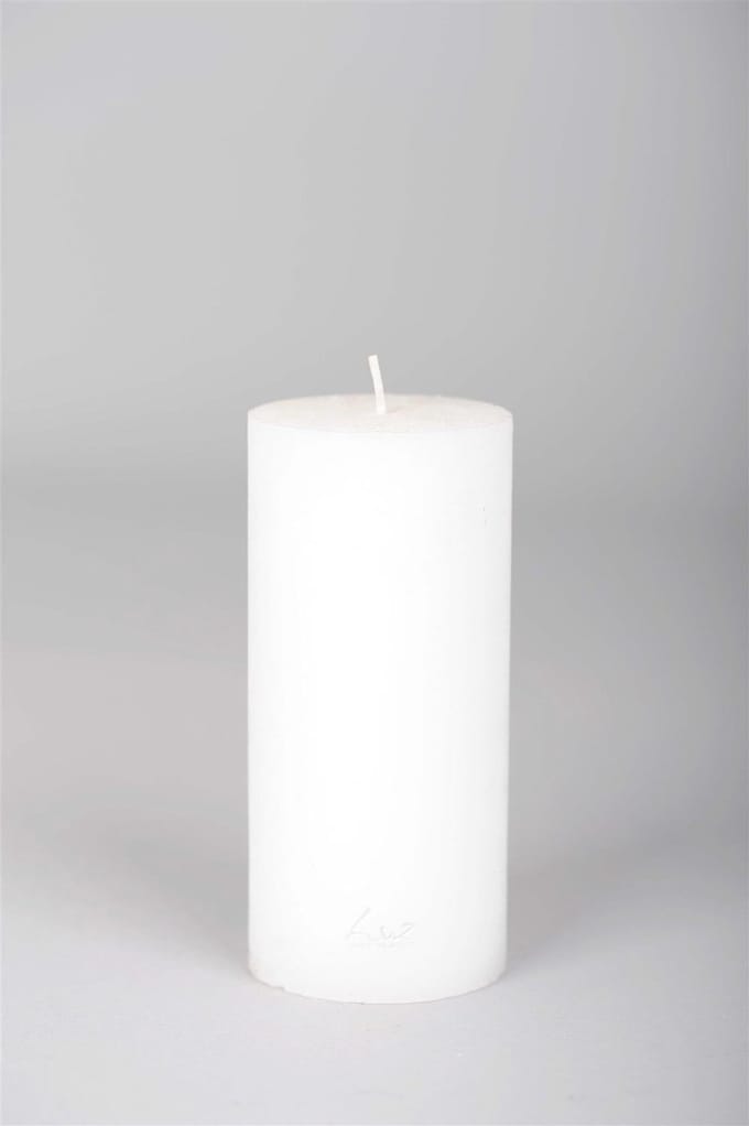 Rasteli Luz Your Senses Stomp Kaars Wit D 7 cm H 15 cm