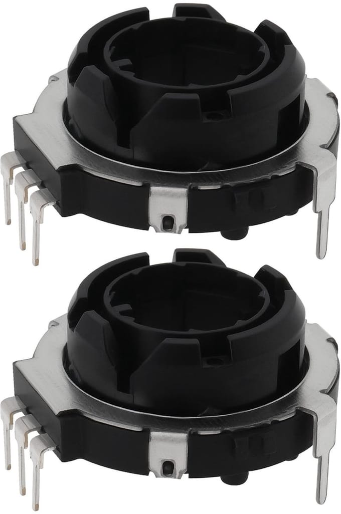 Dailygoods - 2 Stuks Holle As Encoder voor Auto Volume Schakelaar