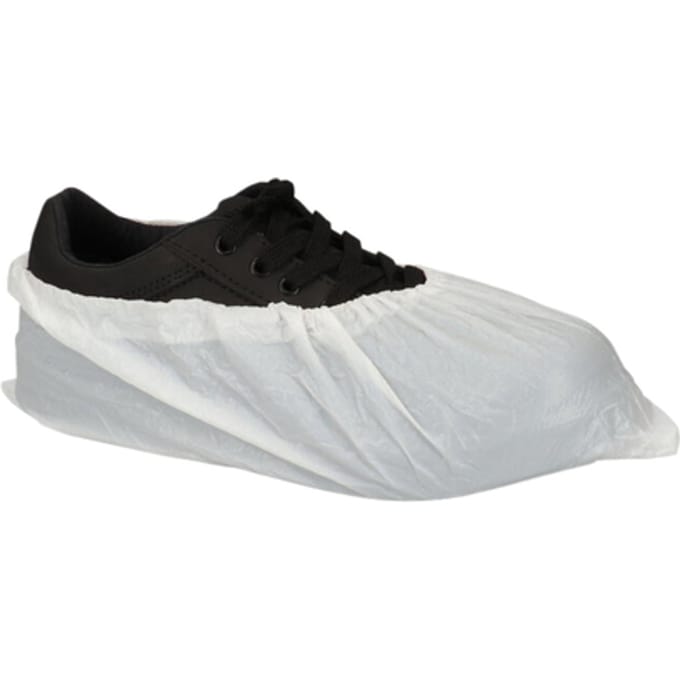 Schoenovertrek CMT 40mu geruwd maat 36-42 CPE wit