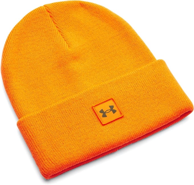 Under Armour Beanie Halftime Cuff 1373155 Orange 793-(US OSFM)