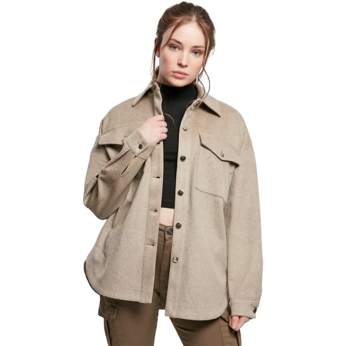 Urban Classics - Classic Blouse - M - Bruin