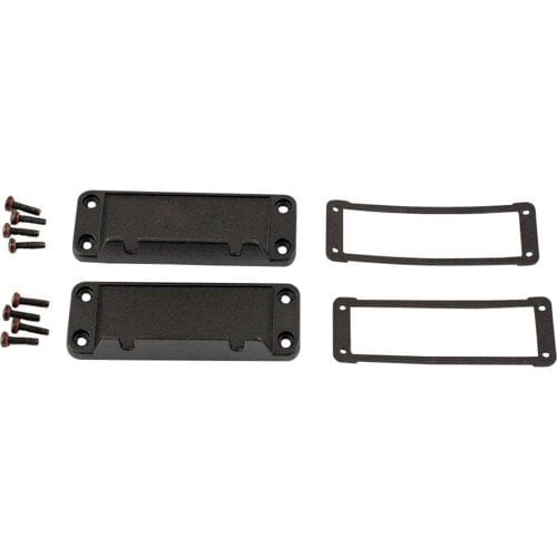 Hammond Electronics End plate Aluminium Zwart (l x b x h) 16 x 87 x 31 mm 1 stuk(s)