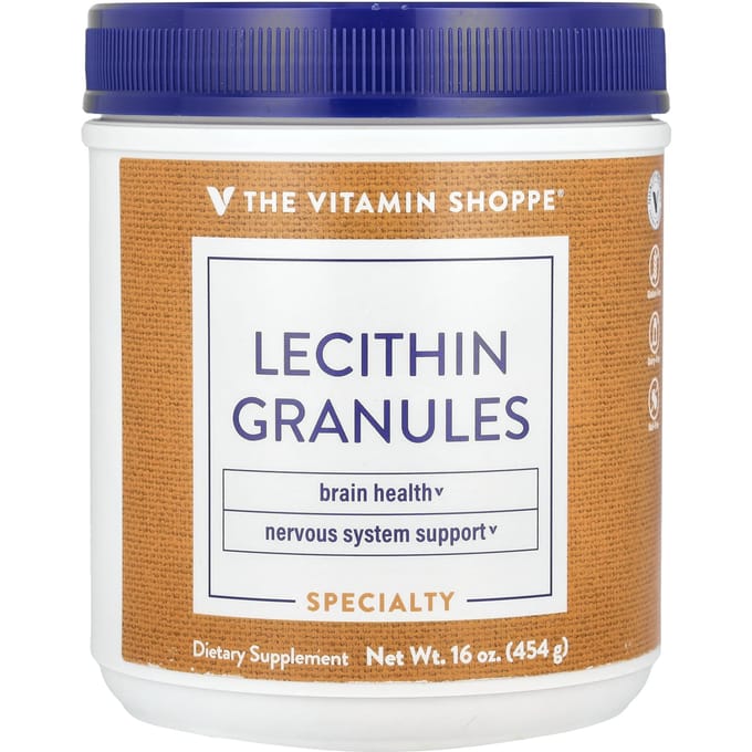 The Vitamin Shoppe, Lecithinekorrels, 16 oz (454 gr)