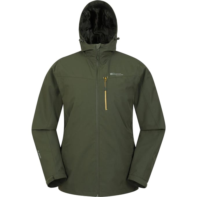Mountain Warehouse Heren Brisk Extreme Waterdicht Jasje (Groen)