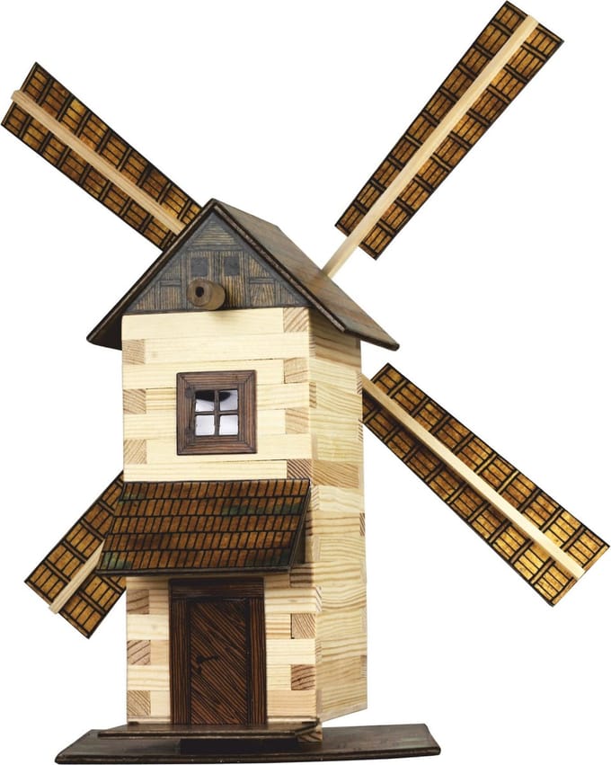 Bouwpakket Walachia Windmolen- Hout