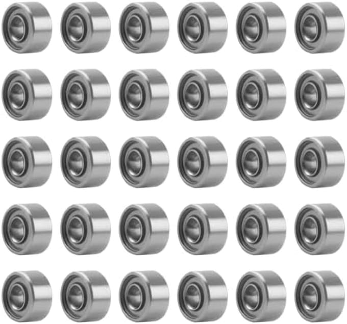 Set van 30 kleine groefkogellagers voor soepele beweging