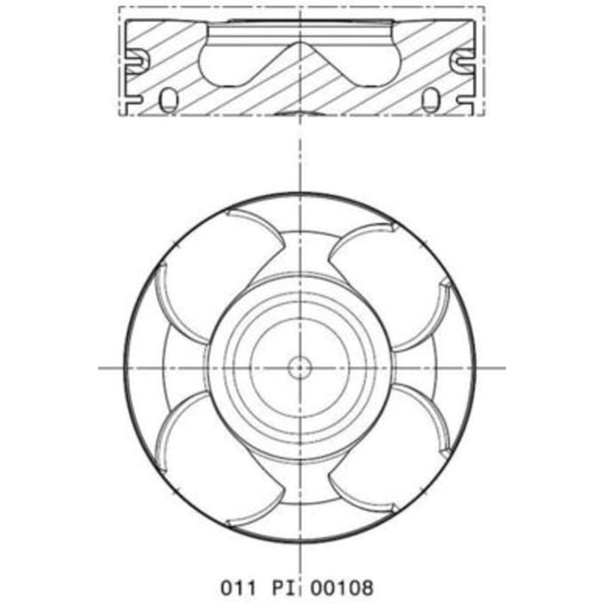 Zuiger MAHLE 011 PI 00108 001