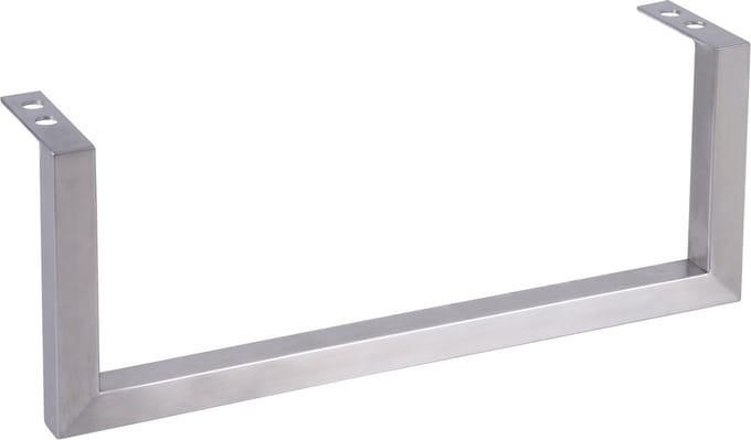 Differnz Onderbouw Handdoekhouder 50 cm - Mat Chroom - Handdoekenrek - Onder montage