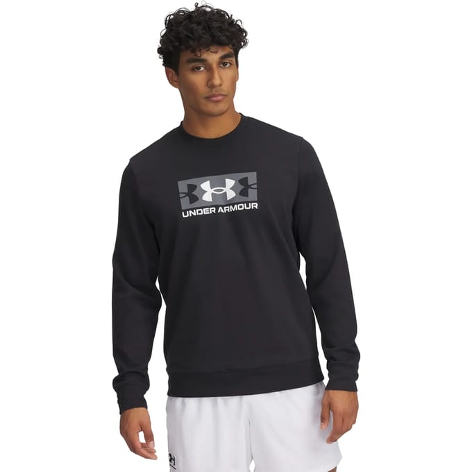 Under Armour Rival Terry Logo Sweatshirt Zwart L / Regular Man
