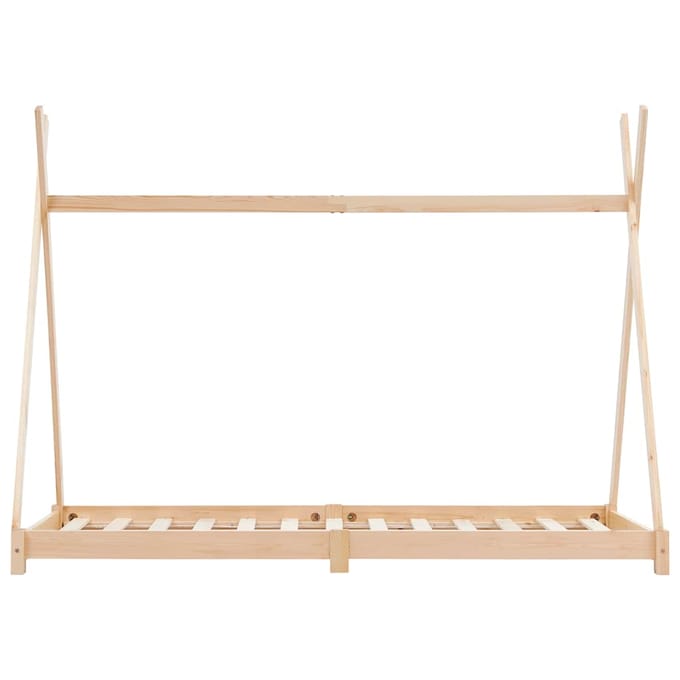 vidaXL - Kinderbedframe - massief - grenenhout - 80x160 - cm