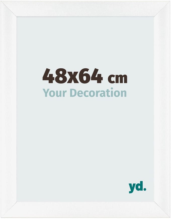 Your Decoration - Fotolijst 48x64 cm - MDF - Wit Mat - Pisa