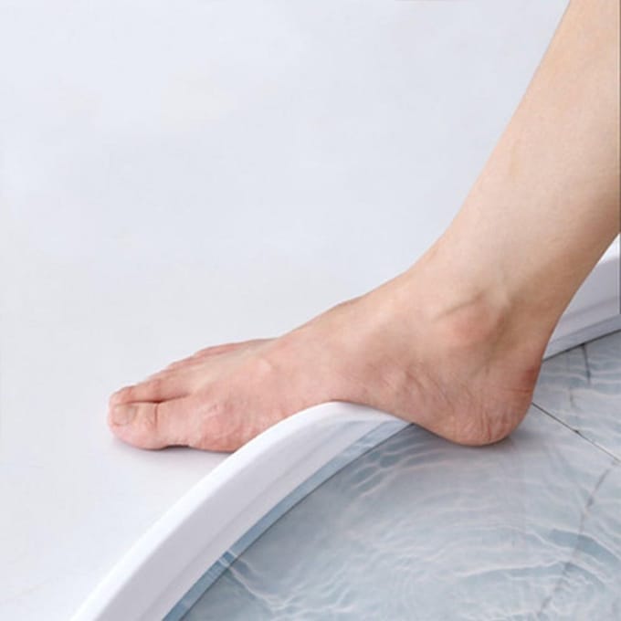 Flexibele siliconen waterkering voor douche, gootsteen en keuken