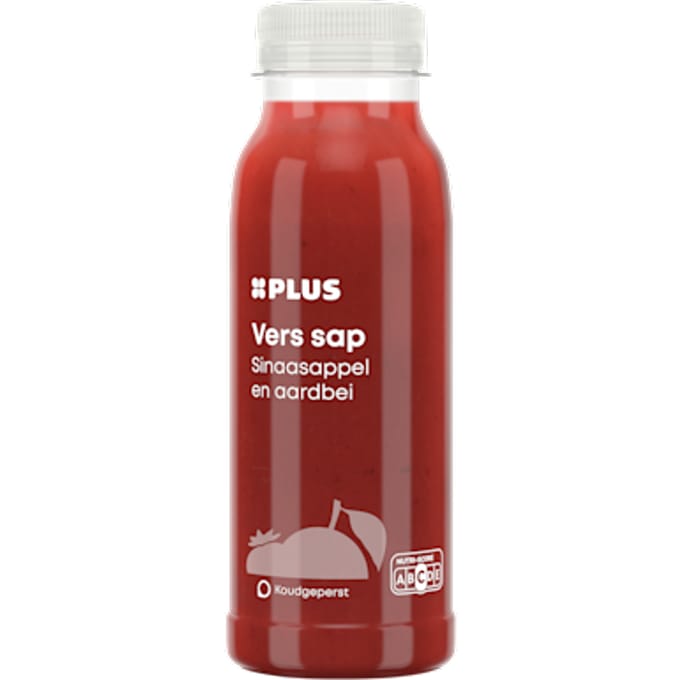 Vers sap sinaasappel aardbei