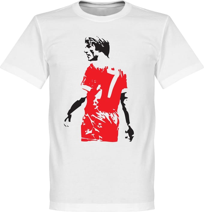 Kenny Dalglish Graffiti T-Shirt - Wit - L