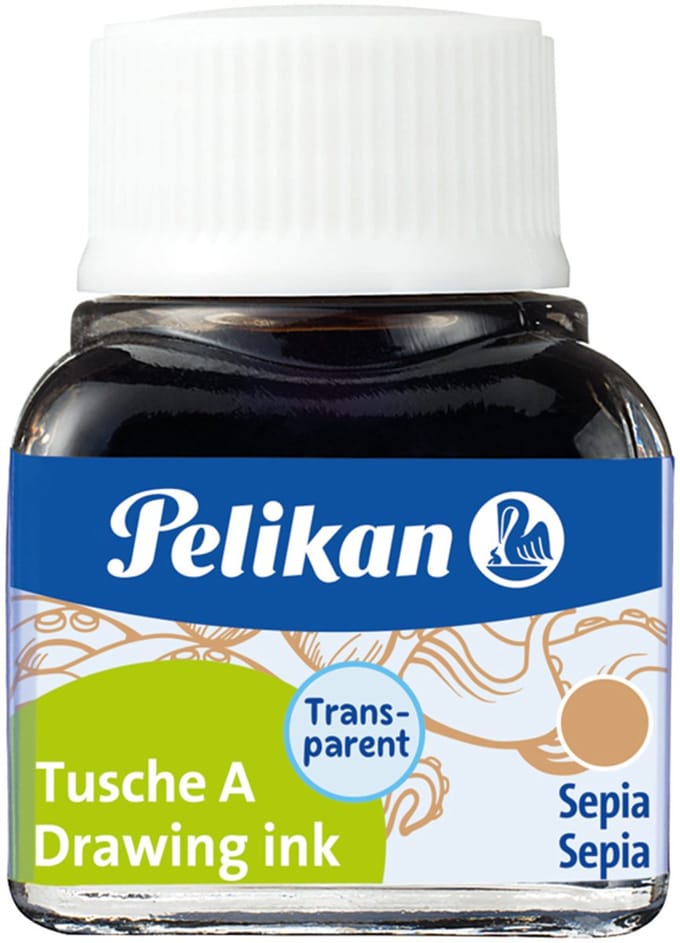 Pelikaan inkt, 10 ml glazen flesje, karmezijenrood
