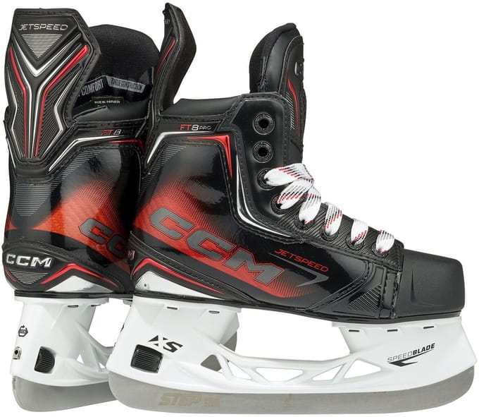 Ccm Jetspeed Ft8 Pro Skates Yt (w/ Step Steel) 13.0 (32 Eu)