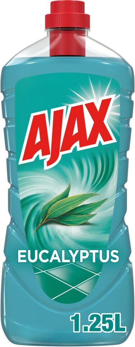 12x Ajax Allesreiniger Eucalyptus 1,25 liter