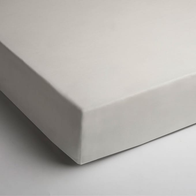 Papillon hoeslaken - dubbel jersey - 90 x 200 - Crème