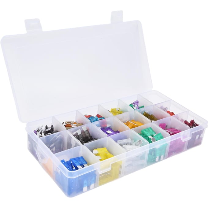485 Stuks Steekzekeringen Assortiment Aluminiumlegering Auto Zekeringen Medium Klein 2A?40A white