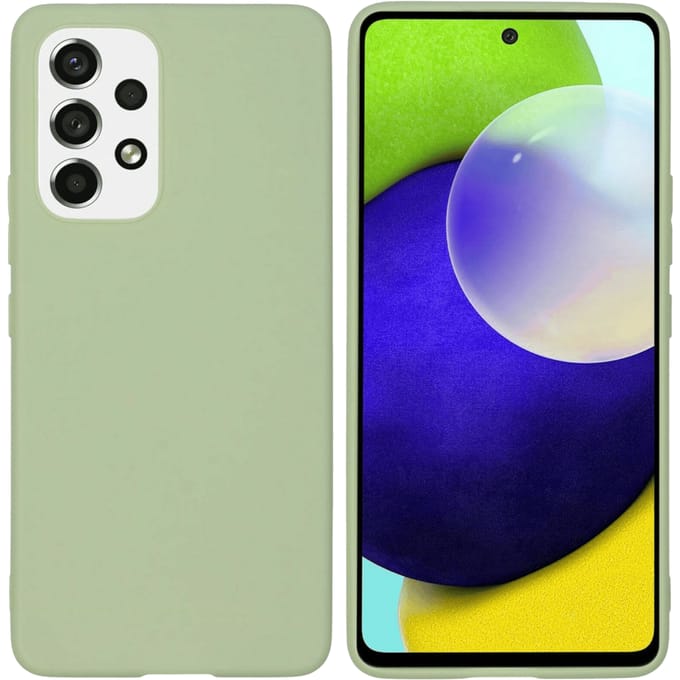 Kees Galaxy A53 Telefoonhoesje Olijfgroen