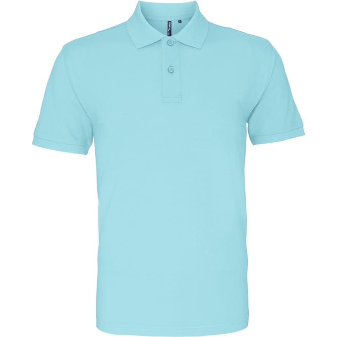 Asquith & Fox Heren Poloshirt met korte mouwen (Heldere oceaan)