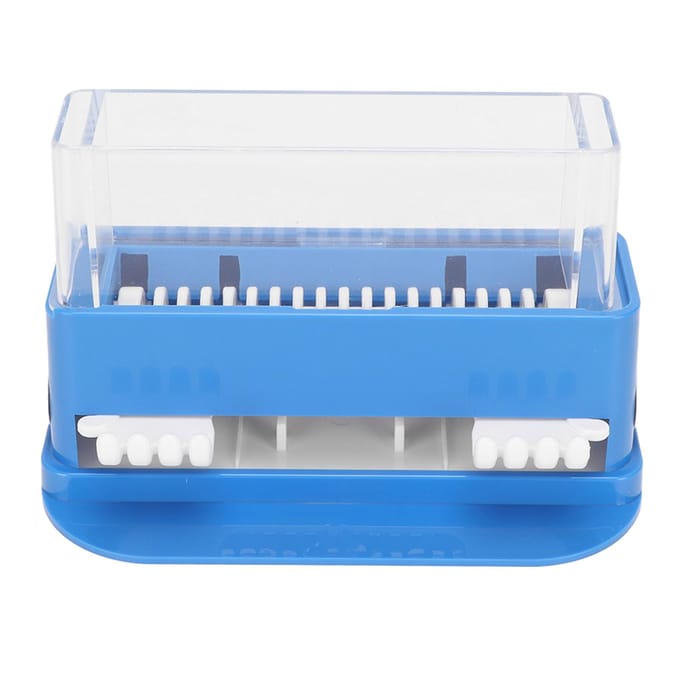 Dentale Micro Applicator Dispenser Compact Handig Grote Capaciteit Dentale Wattenstaafjes Doos Blauw blauw