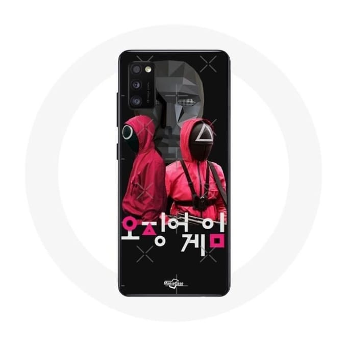 Coque pour Samsung Galaxy S20 - MANIACASE - Squid Game - Noir - Plastique - Mixte