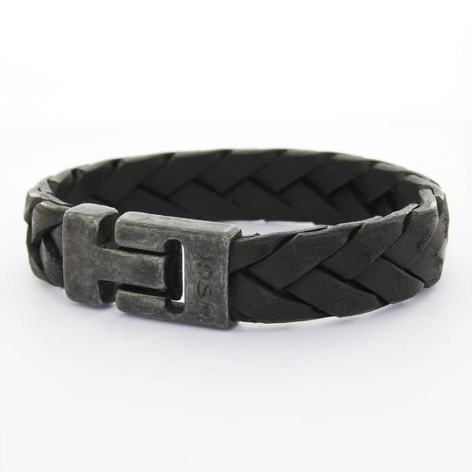 Josh-24903-Armband-Zwart-Heren-22,5cm