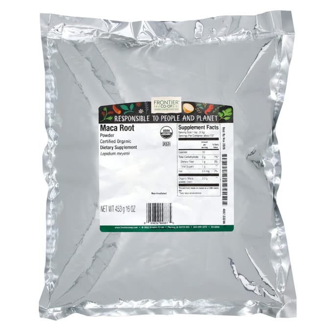 Frontier Co-Op, Biologisch Macawortelpoeder, 453G(16oz)