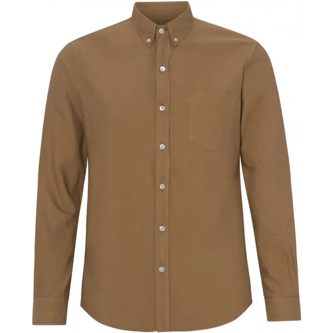 Overhemd Colorful Standard Organic sahara camel
