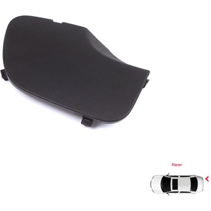 BSP1193 Achterbumper Trekhaak Oogafdekking Zwart voor Renault Dacia Duster MK2 HM 2017-2023 511656583R