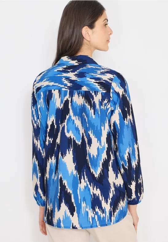 Gedessineerde blouse