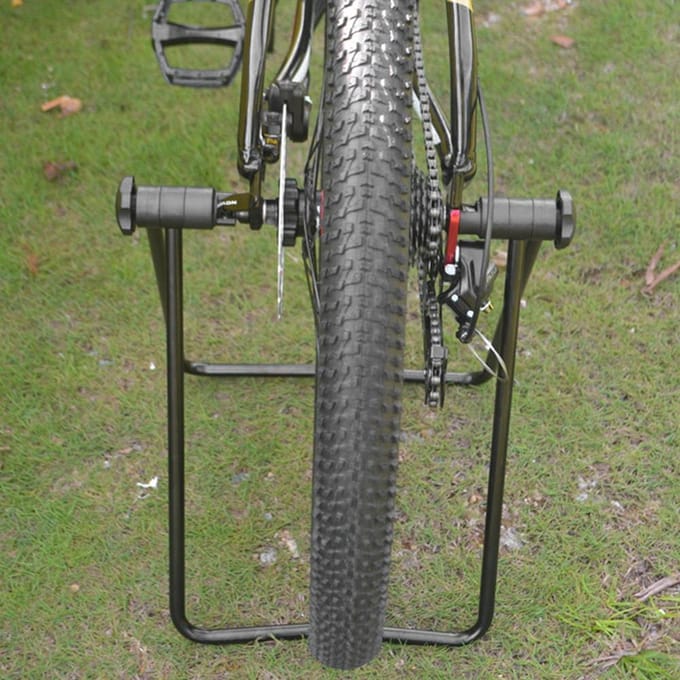 Opvouwbare fietsstandaard, reparatiestandaard, bagagedragerstandaard voor parkeren, standaardhouder gray