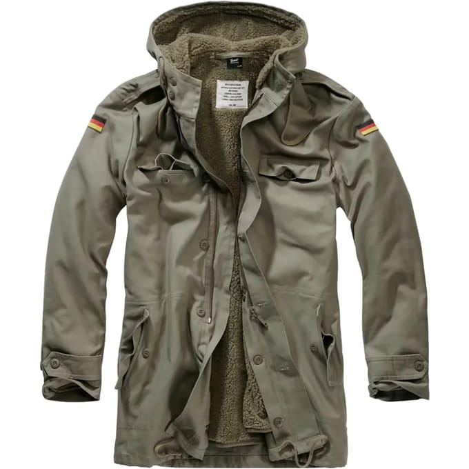 Brandit Parka jas -M- Flag Groen