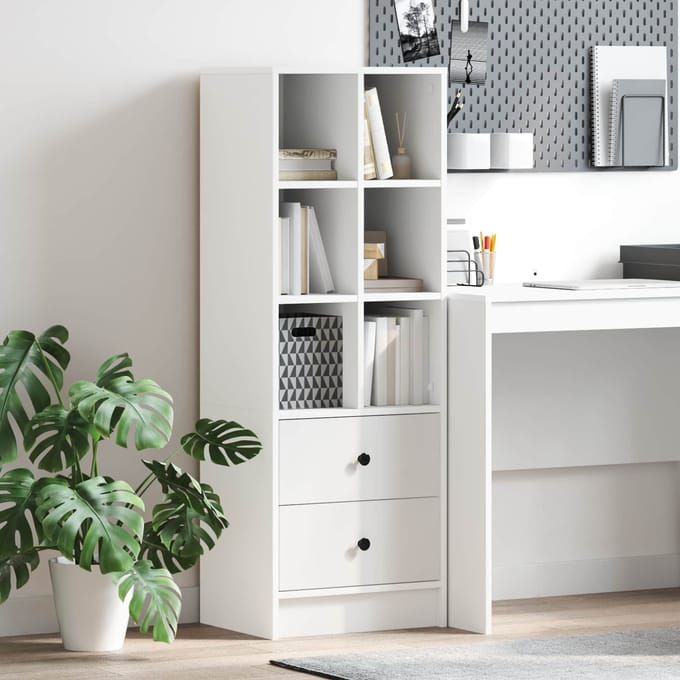 vidaXL - Highboard - Wit - 45,5 - x - 34 - x - 127 - cm