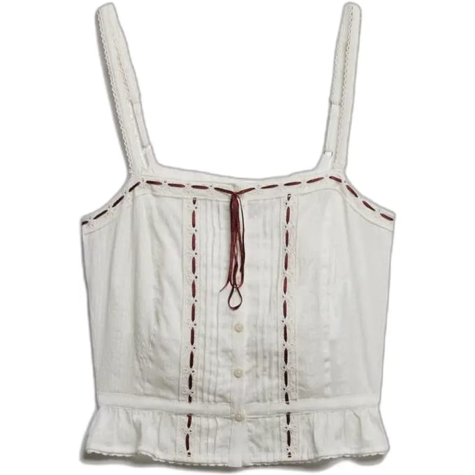 Superdry - Kanten Camitop - Dames - Tops