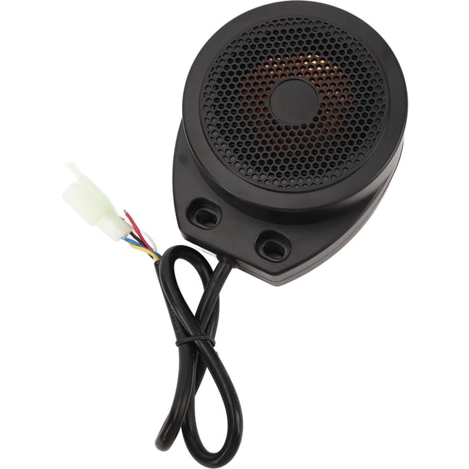 Motorfiets Motorgeluid Simulator 110DB Universeel DC12 tot 80V Motorgeluid Gesimuleerd Systeem voor Elektrische Scooters Go black