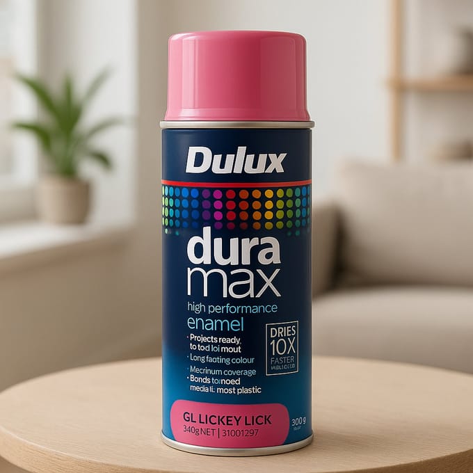 Dulux - Duramax - Spuitlak - Sneldrogend - Kleurbehoudend - Hoge dekking - Lickedy Lick - Hoogglans Roze