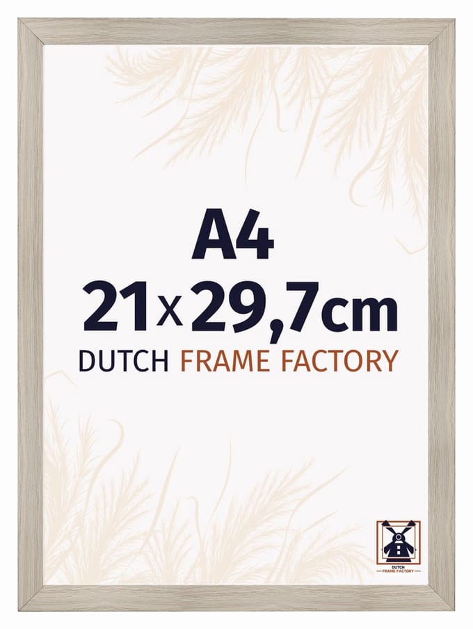 Fotolijst A4 21x29,7 cm - MDF - Eiken Licht - Praag