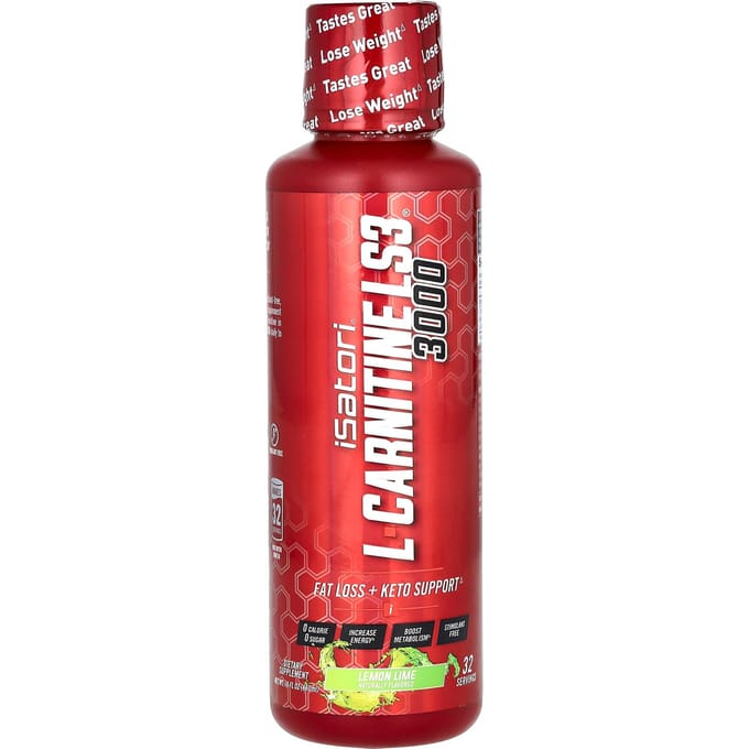 Isatori, l-Carnitine LS3 3000, Citron Vert, 16 fl oz (480ml)