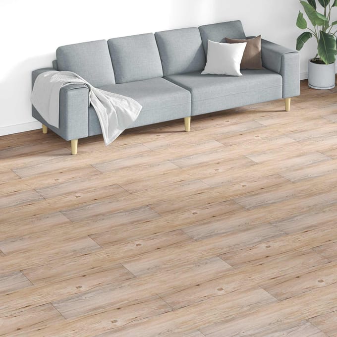 vidaXL - Vloerplanken - Bruin - 5,26 - m² - 18 - st - PVC