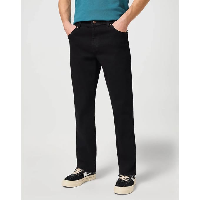 WRANGLER TEXAS BLACK OVERDYE AUTHENTIC STRAIGHT HEREN