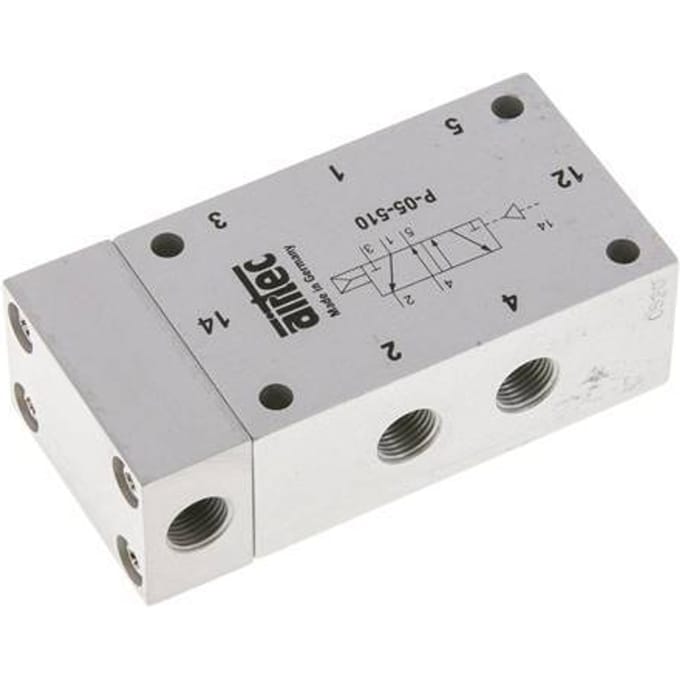 5/2 G1/8'' Luchtgestuurd Ventiel ATEX 2-10bar/28-140psi Airtec
